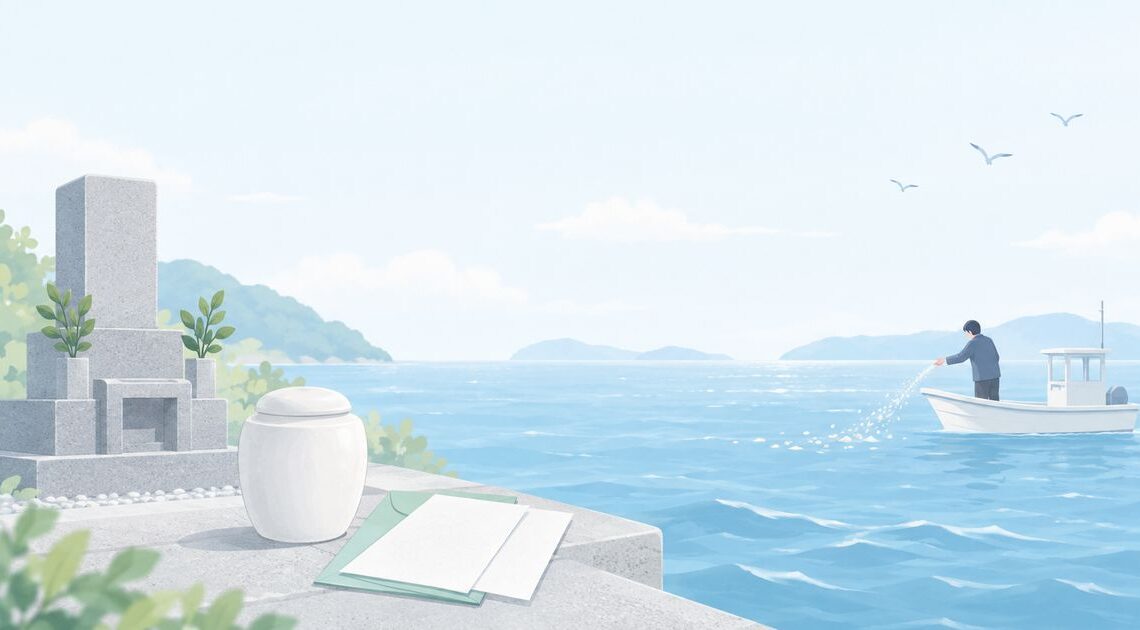 お墓に納めた遺骨は散骨できる?取り出す前の手続きと流れ