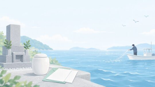 お墓に納めた遺骨は散骨できる？取り出す前の手続きと流れ