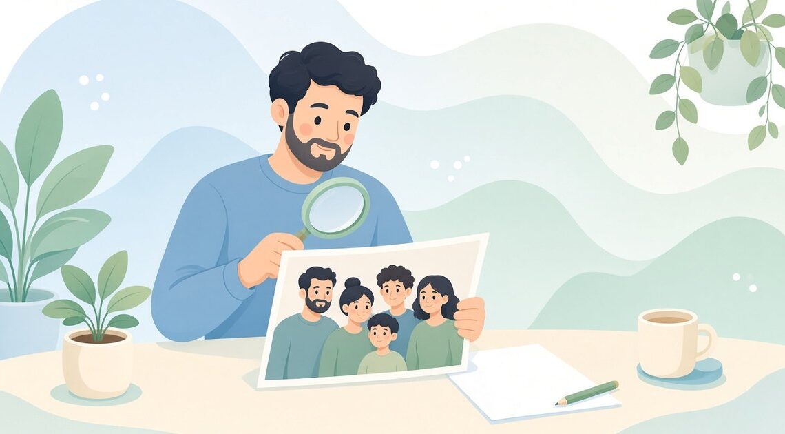 集合写真を人ごとに見て、写っていない人を出す