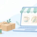ハンドメイド作家が自分のネットショップを持つにはをイメージしたイラスト