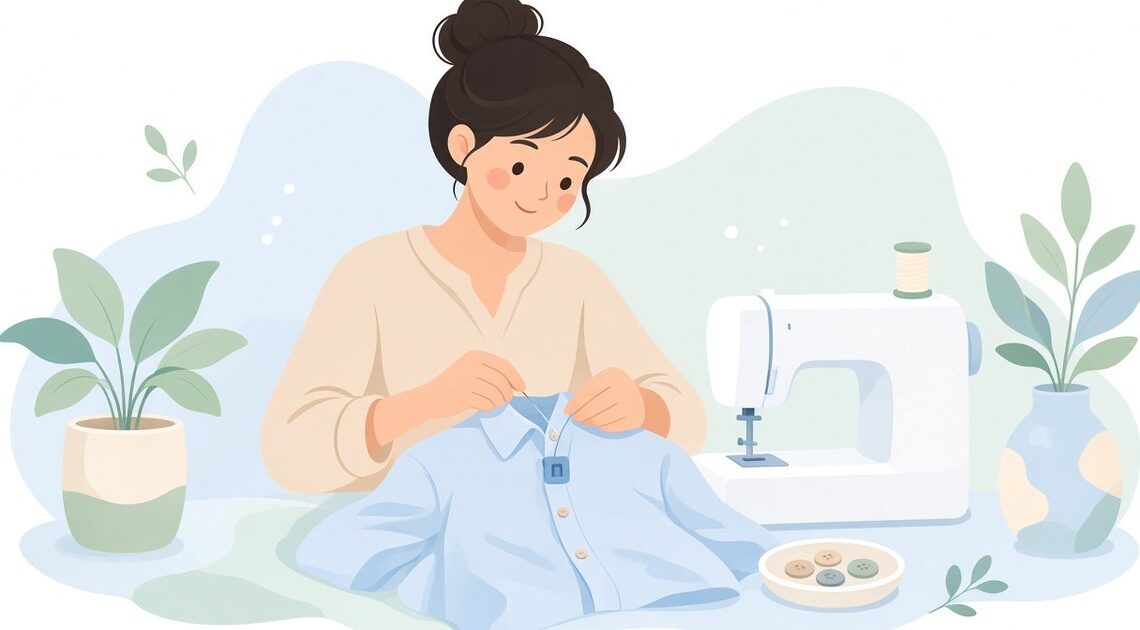 手作り服のボタンホールを作る方法
