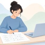 手書き文字をフォントにする様子をイメージしたイラスト