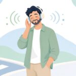 外音取り込みの切り替えをイメージしたイラスト