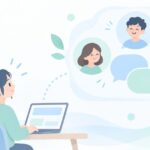 趣味のブログが続かないをイメージしたイラスト