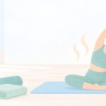 寒くて外で運動しにくい冬にをイメージしたイラスト
