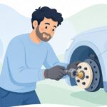 ハブボルト修正ダイスをイメージしたイラスト