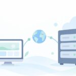 IISでサイトを公開したいをイメージしたイラスト