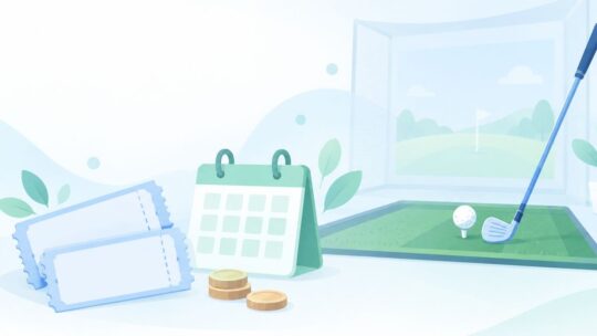 ゴルフレッスンは回数券と月額どっちが安い？1回の単価で比べる