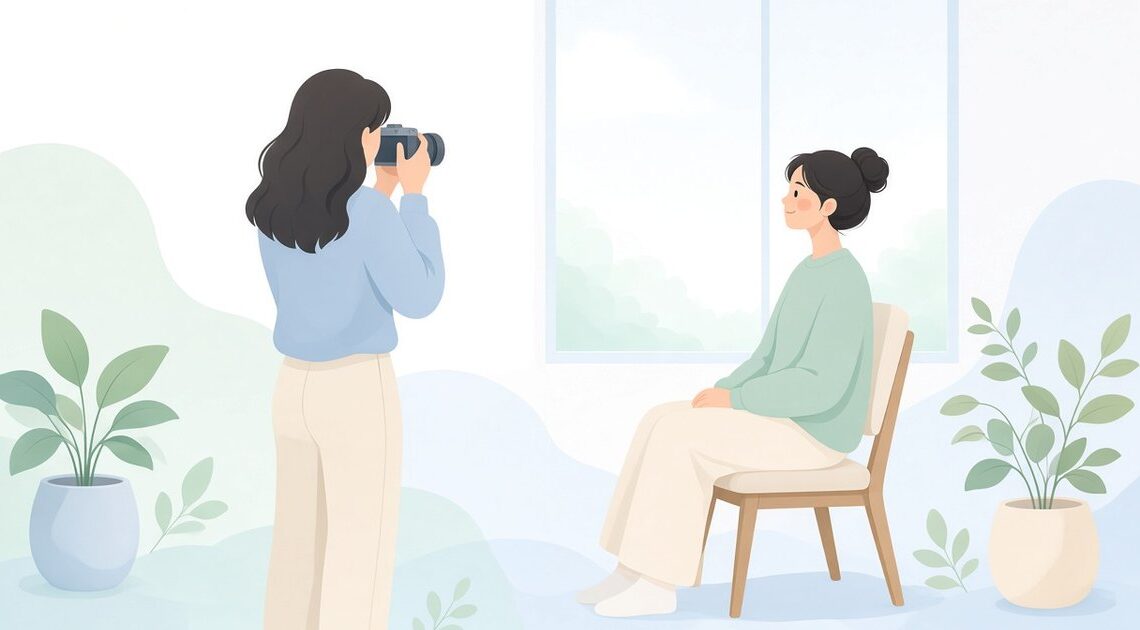 室内の人物は窓を背にしない撮り方