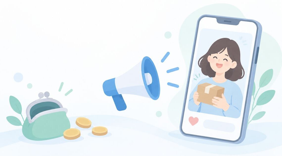 少ない予算でインフルエンサーPR?月額なしの選び方