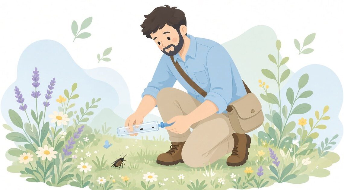 昆虫調査員の野外採集用吸虫管は志賀昆虫普及社の二重式がおすすめ