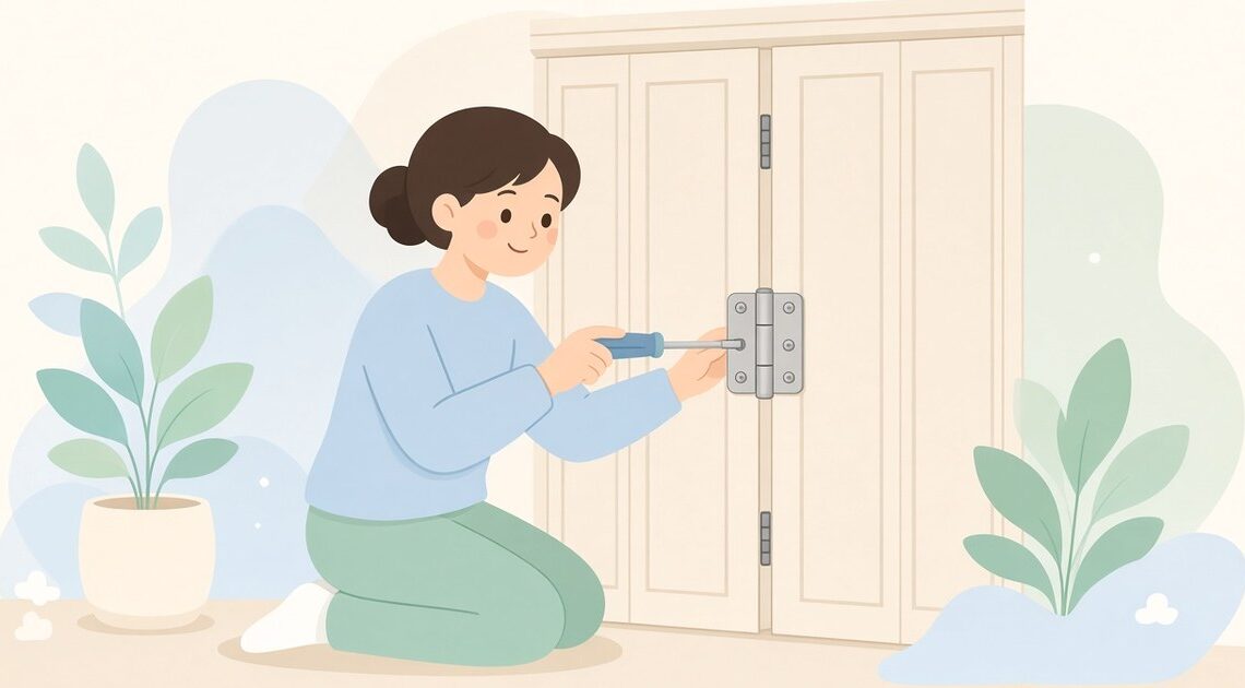 室内折戸の連動金具おすすめ｜交換用センターヒンジの取付方式と価格