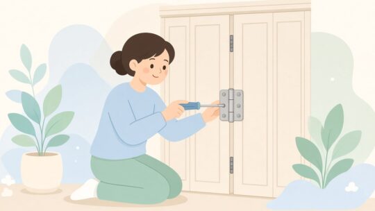 室内折戸の連動金具おすすめ｜交換用センターヒンジの取付方式と価格
