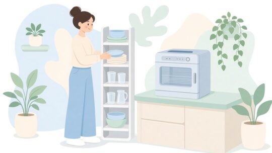 アイリスオーヤマ、小型の食洗機へ替えた後の幅15cmの隙間を埋める収納棚を発売