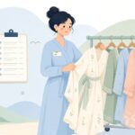 衣装と進行表のシーン照合をイメージしたイラスト