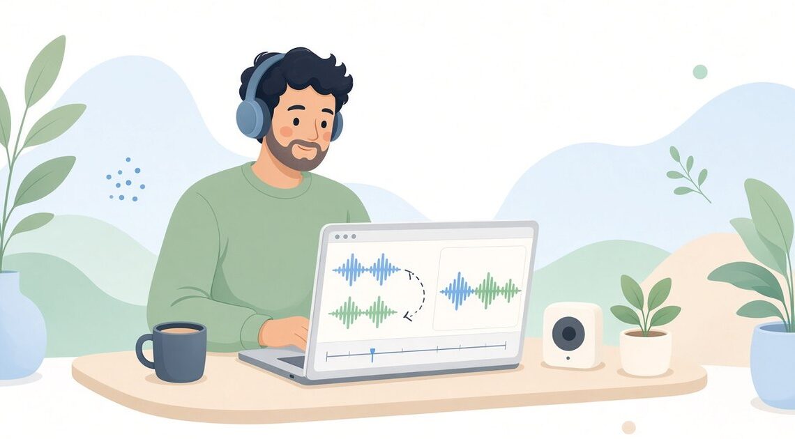 説明音声の前後をつなげて1本にする方法