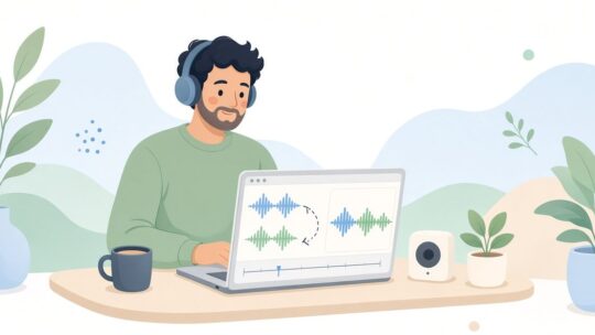 説明音声の前後をつなげて1本にする方法