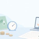 中学受験の苦手科目を個別で見てもらうをイメージしたイラスト
