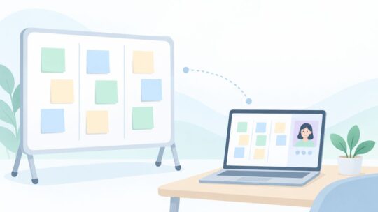 付箋のタスク管理を在宅メンバーと共有したい？カンバンボードの使い方
