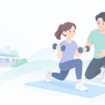 川口駅の近くで通い放題のパーソナルジムはをイメージしたイラスト