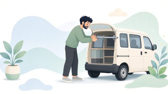 軽バン荷室パイプ固定クランプ おすすめ