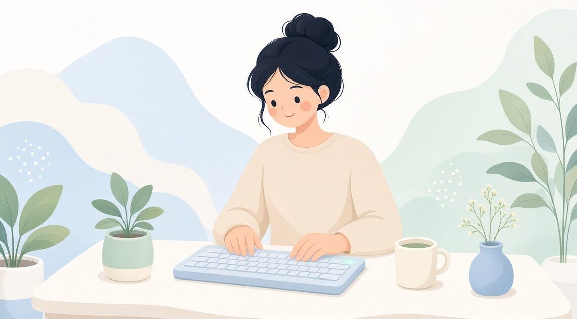 キーボードのテンキーでNum Lockを確認する