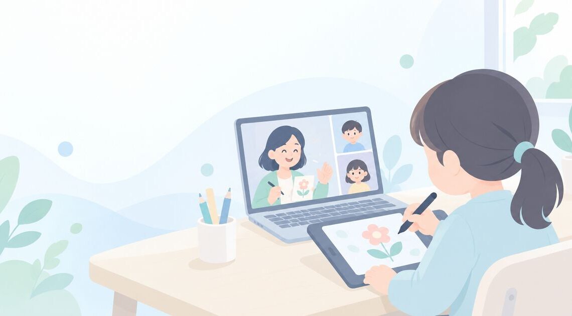 子どもがイラストを習いたい？オンライン教室の選び方