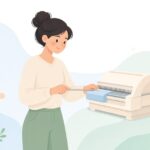 編み機用スポンジバーをイメージしたイラスト