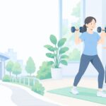 駒沢大学駅の近くで通い放題のパーソナルジムはをイメージしたイラスト