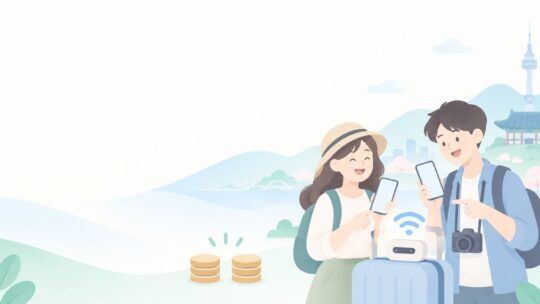 友達と韓国旅行、WiFiは1台で足りる？シェアする方法と総額