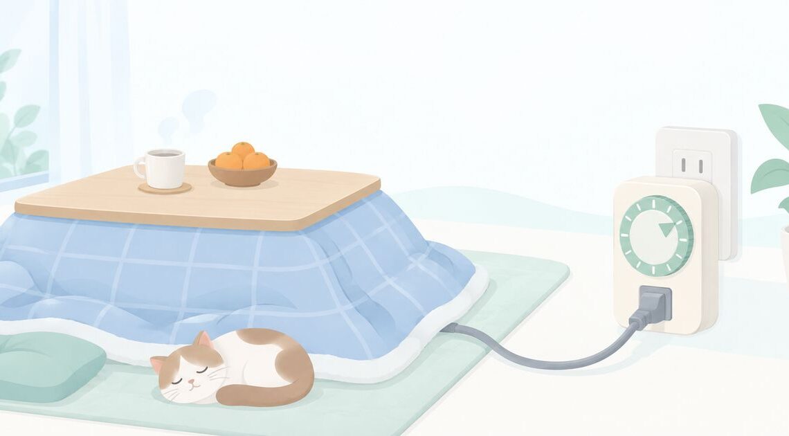 こたつの消し忘れを防ぐタイマーの選び方