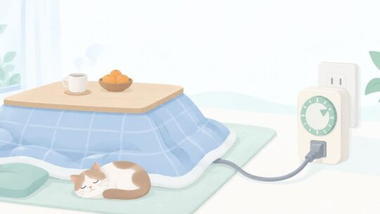こたつの消し忘れを防ぐタイマーの選び方