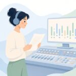 効果音番号と再生リストの照合をイメージしたイラスト