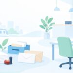 九段下のシェアオフィスで法人登記はをイメージしたイラスト