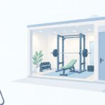 京都の西大路五条で24時間使える個室ジムはをイメージしたイラスト
