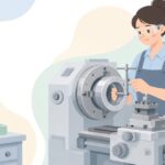 テレスコーピングゲージで穴径を測る様子をイメージしたイラスト