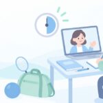 習い事が多い小学生の勉強はをイメージしたイラスト