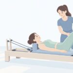 マシンピラティスに何度も通いたいをイメージしたイラスト