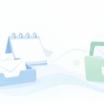 メール配信の無料お試しをイメージしたイラスト