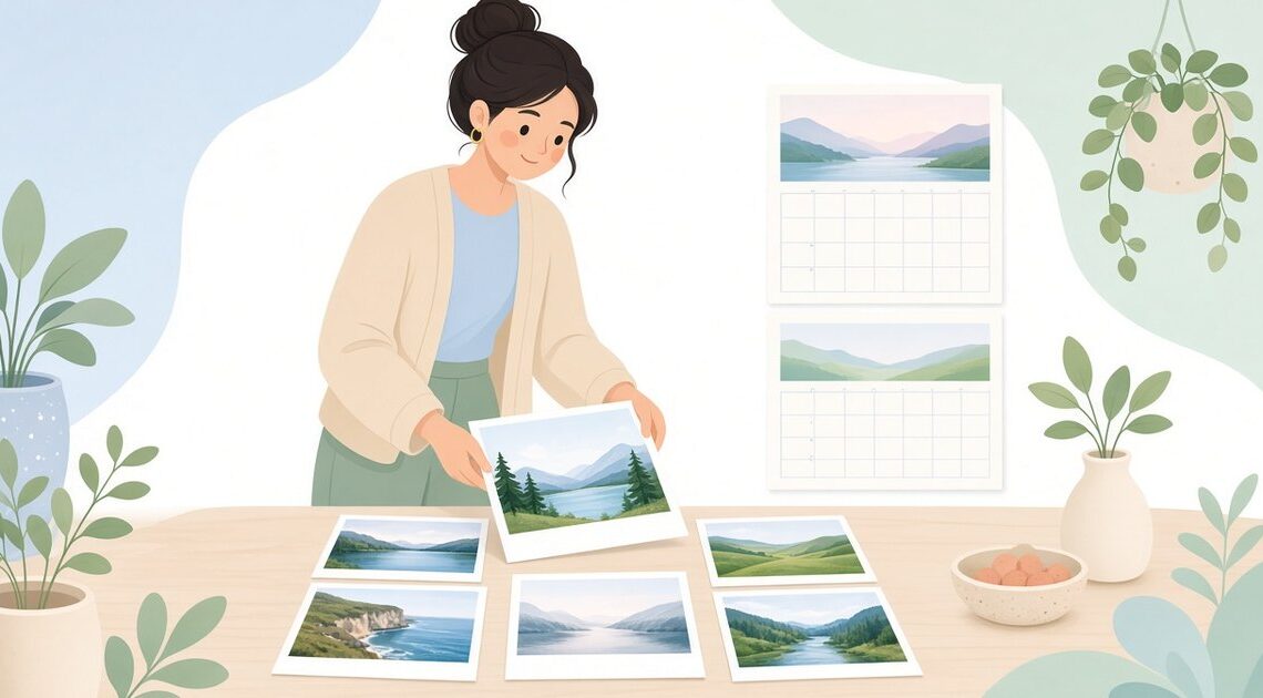 写真入りカレンダーを自宅で作る方法を写真選びから印刷まで解説
