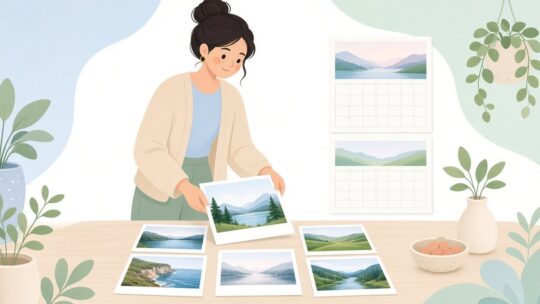 写真入りカレンダーを自宅で作る方法を写真選びから印刷まで解説