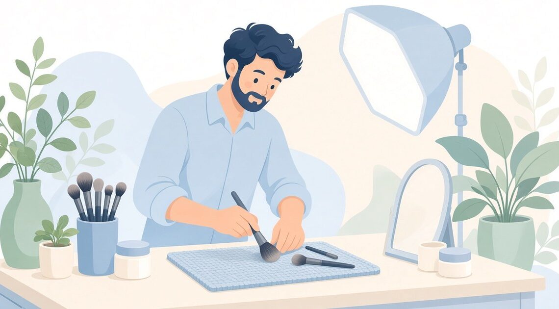 撮影現場へ出張するメイクアップアーティスト向けブラシクリーナーおすすめ7選
