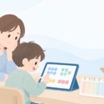算数タブレットを試してから決めたいをイメージしたイラスト