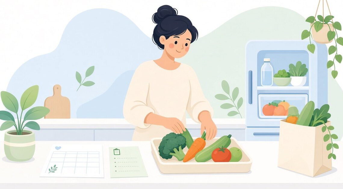 献立から食べられない食材を除いて買い物リストを作る