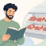 食肉格付の専門書をイメージしたイラスト