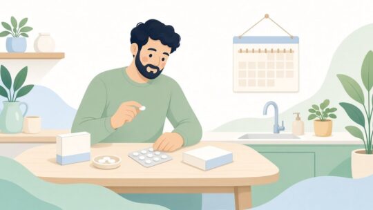 薬の残りの日数を数えて切れる前に買う