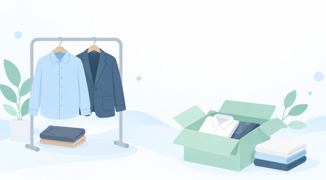 服選びが苦手な男性へ？メンズ服サブスクのプランの選び方