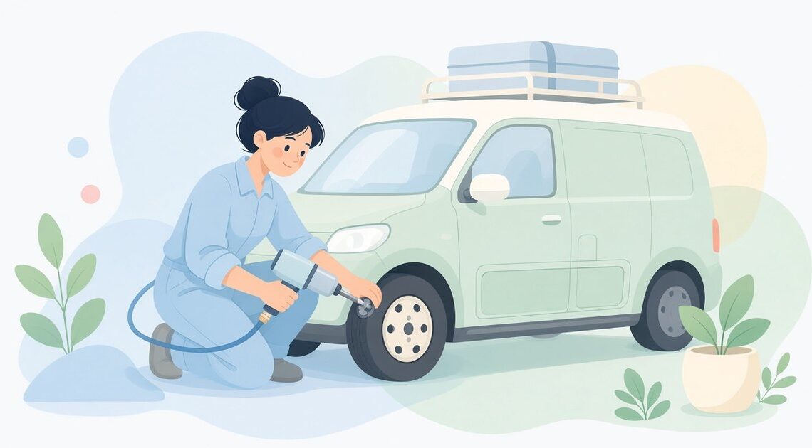 自動車整備士の出張整備におすすめのエアインパクトレンチ|最大トルク・差込角