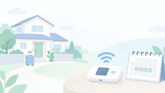 実家に1ヶ月帰省するのにネットがない？その月だけWiFiを使う方法
