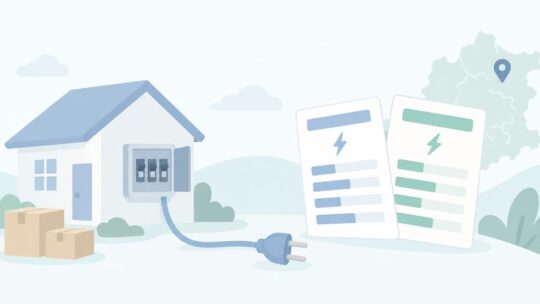 引っ越し先の電気はどう選ぶ？エリアとアンペアで料金を比べる方法